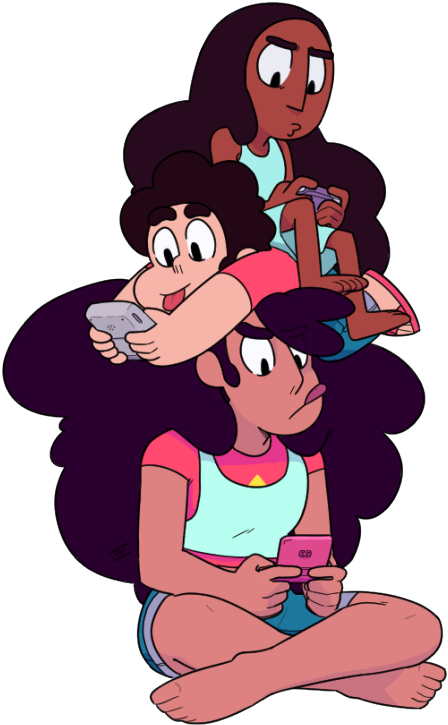 Steven Universe And Connie Maheswaran - Steven Universe Connie E Steven (523x810), Png Download