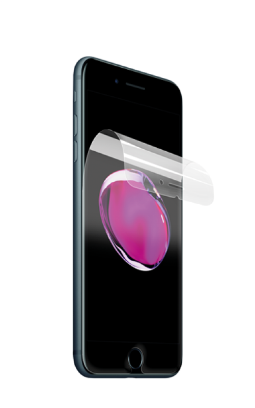 Ttec 2ekcn56 Airglass™ Nano Anti-shock Flexible Glass - Iphone 7 Plus 256gb Black Mobile Phone (800x800), Png Download