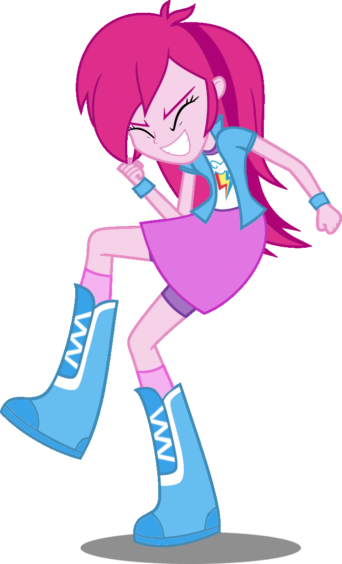 Pinkie Pie Rainbow Dash By Iamsheila Mlp Color Swap - Mlp Equestria Girls Pinkie Pie And Rainbow Dash (696x1147), Png Download