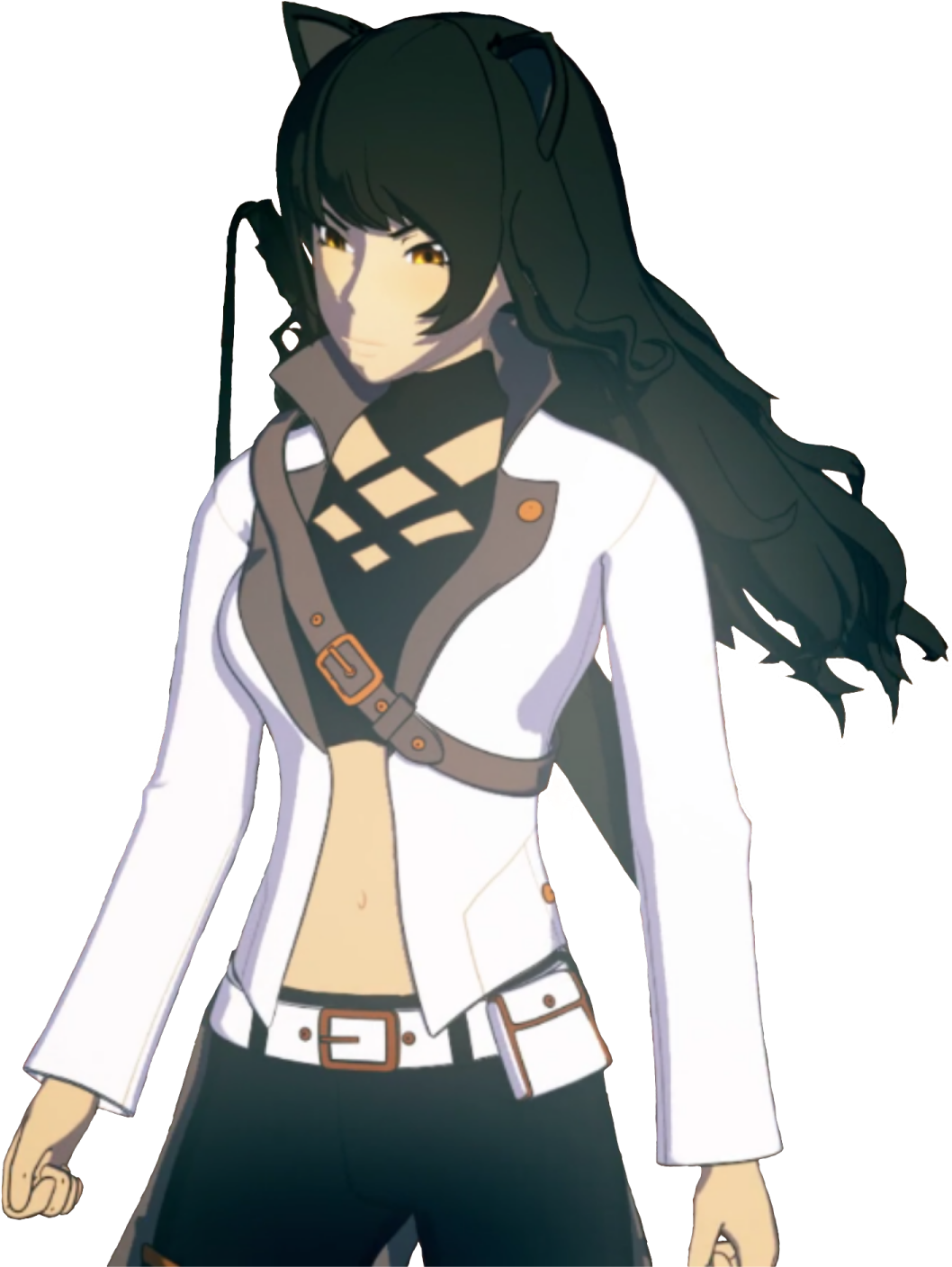 Blake Blake Belladonna Rwby Team Rwby - Cartoon (1080x1920), Png Download