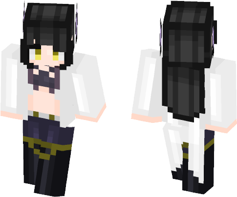 Blake Belladonna - Minecraft Blake Belladonna Skin (584x497), Png Download