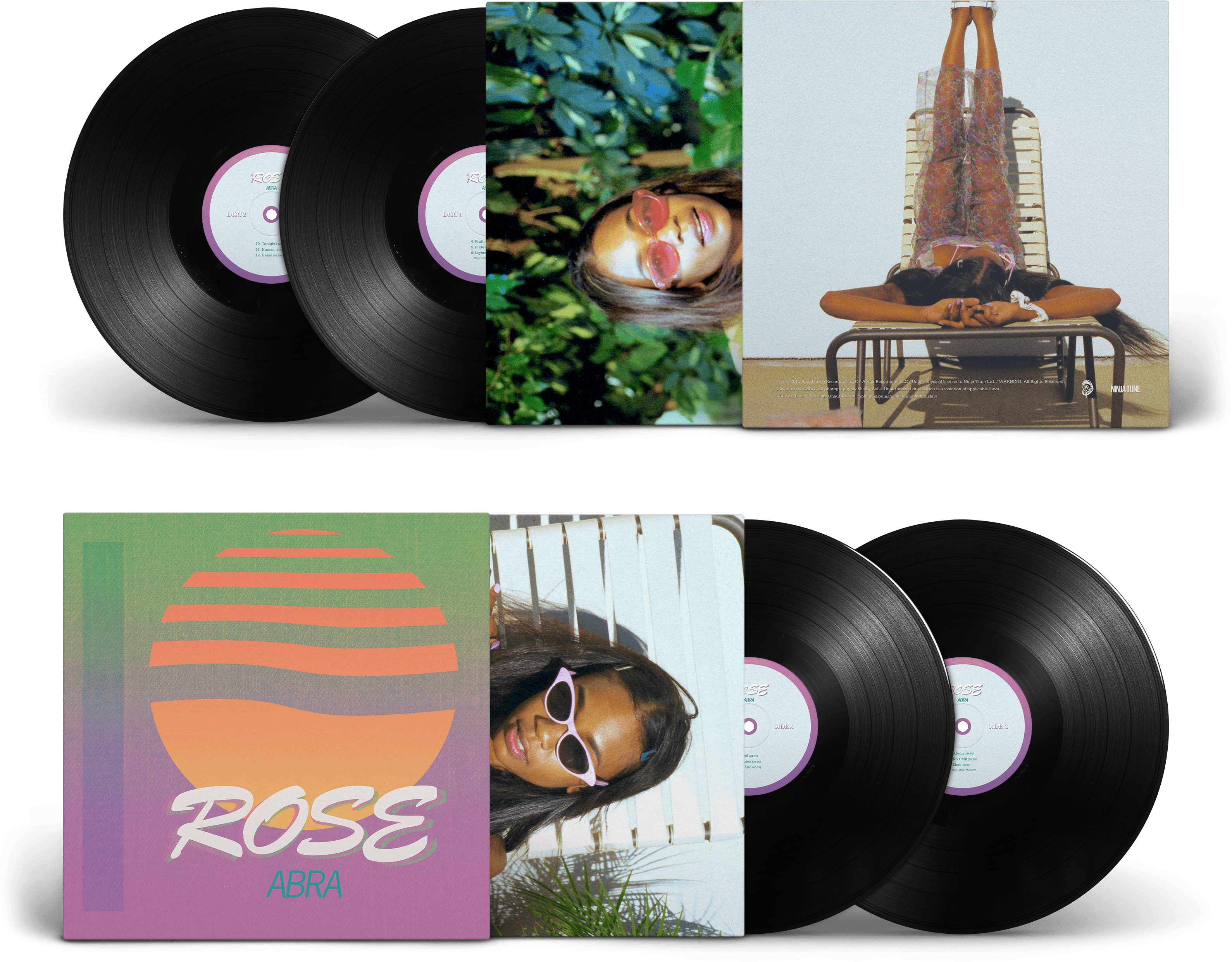 Read Crack's Interview With Abra - Abra Rose Vinyl Record (3228x3160), Png Download