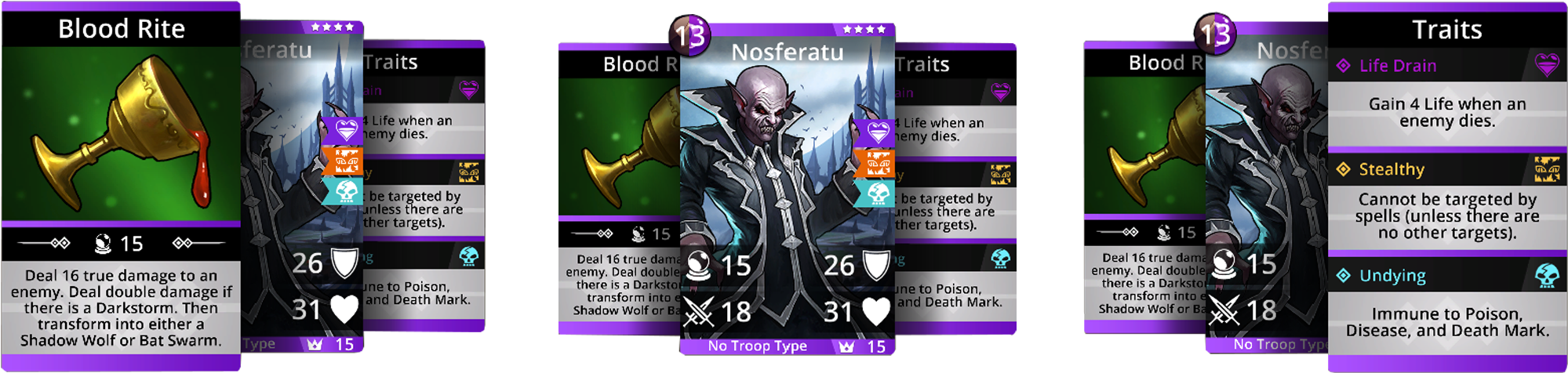 Often Known As The Children Of Draakulis, The Nosferatu - Gems Of War Scorpius (2055x500), Png Download