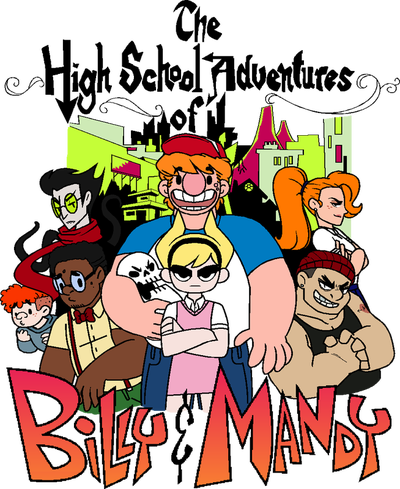 2015 - - Grim Adventures Of Billy And Mandy Older (400x489), Png Download