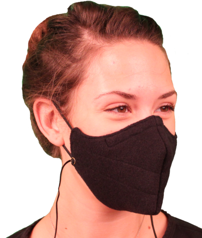 Click To Enlarge - Silk Allergy Mask (411x506), Png Download
