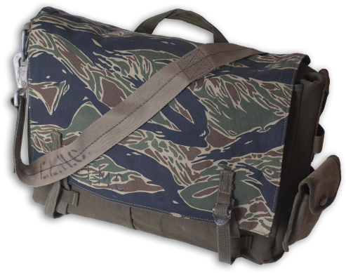 Messenger Bagtiger Stripe - Messenger Bag (510x462), Png Download