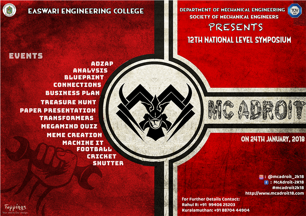 12th National Level Symposium “mcadroit” - Feral Pigeon (1500x750), Png Download