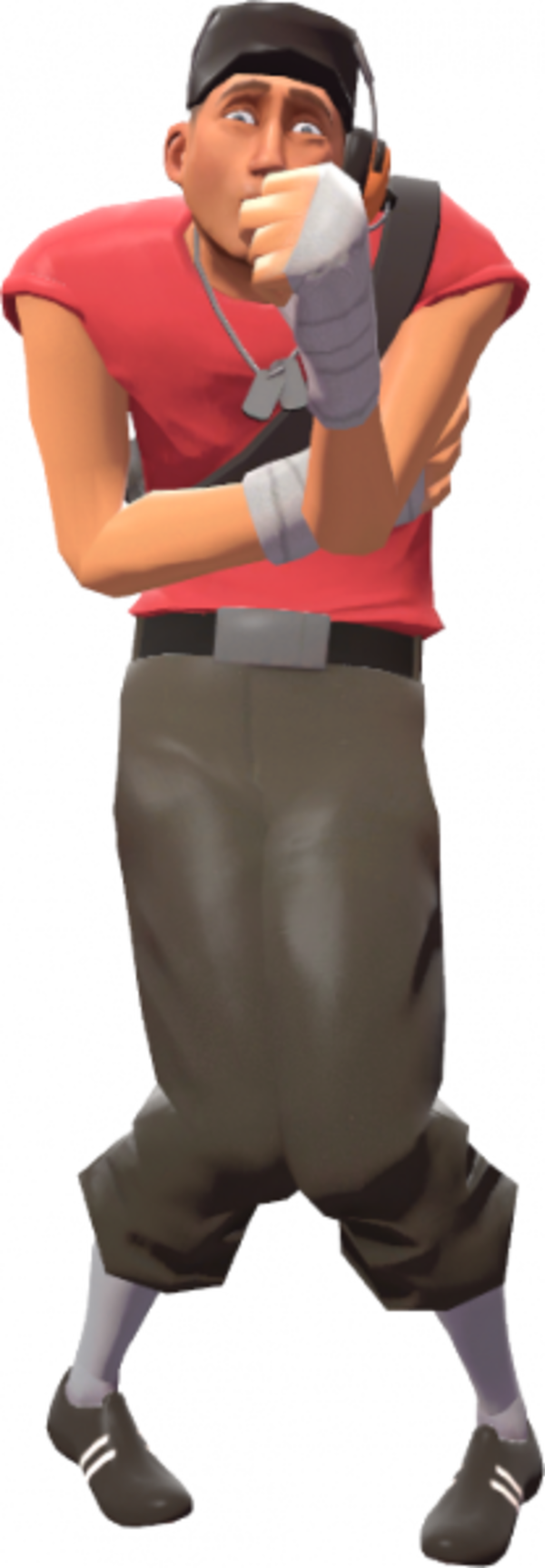 Tf2 Scared (600x1725), Png Download