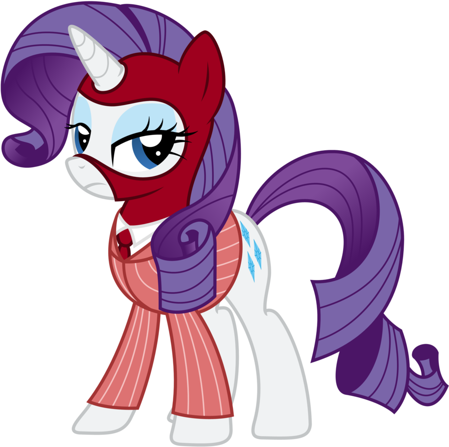 Avastindy, Clothes, Mask, Rarity, Safe, Solo, Spy, - Trump My Little Pony (943x1024), Png Download