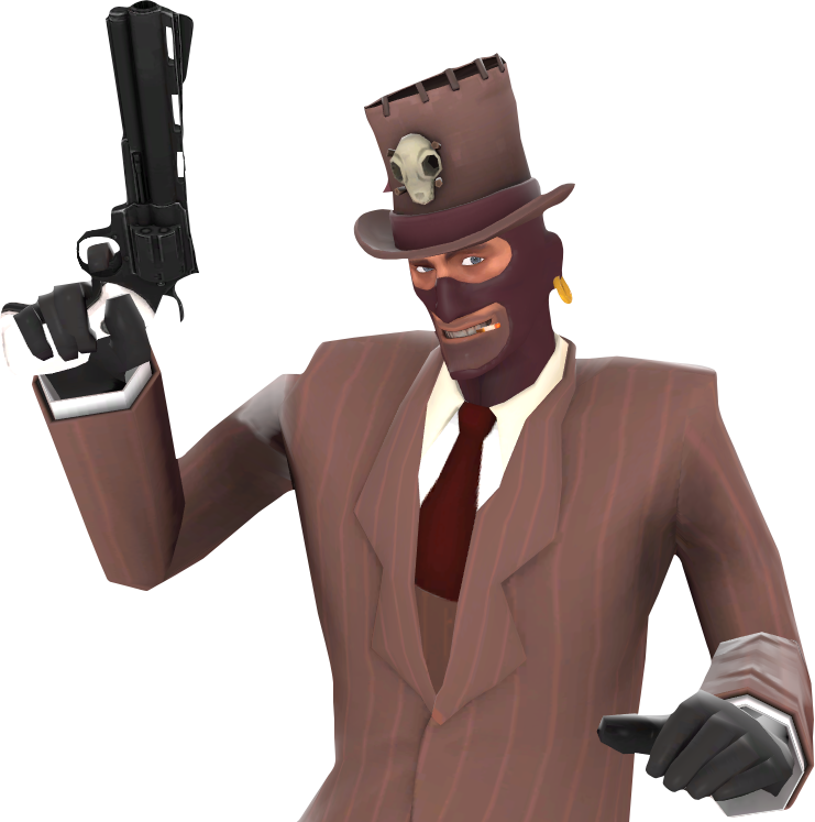 Shadowman's Shade - Tf2 Spy Halloween Hats (741x747), Png Download
