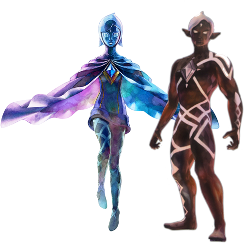 Heads Up - Zelda Fi And Ghirahim (614x500), Png Download