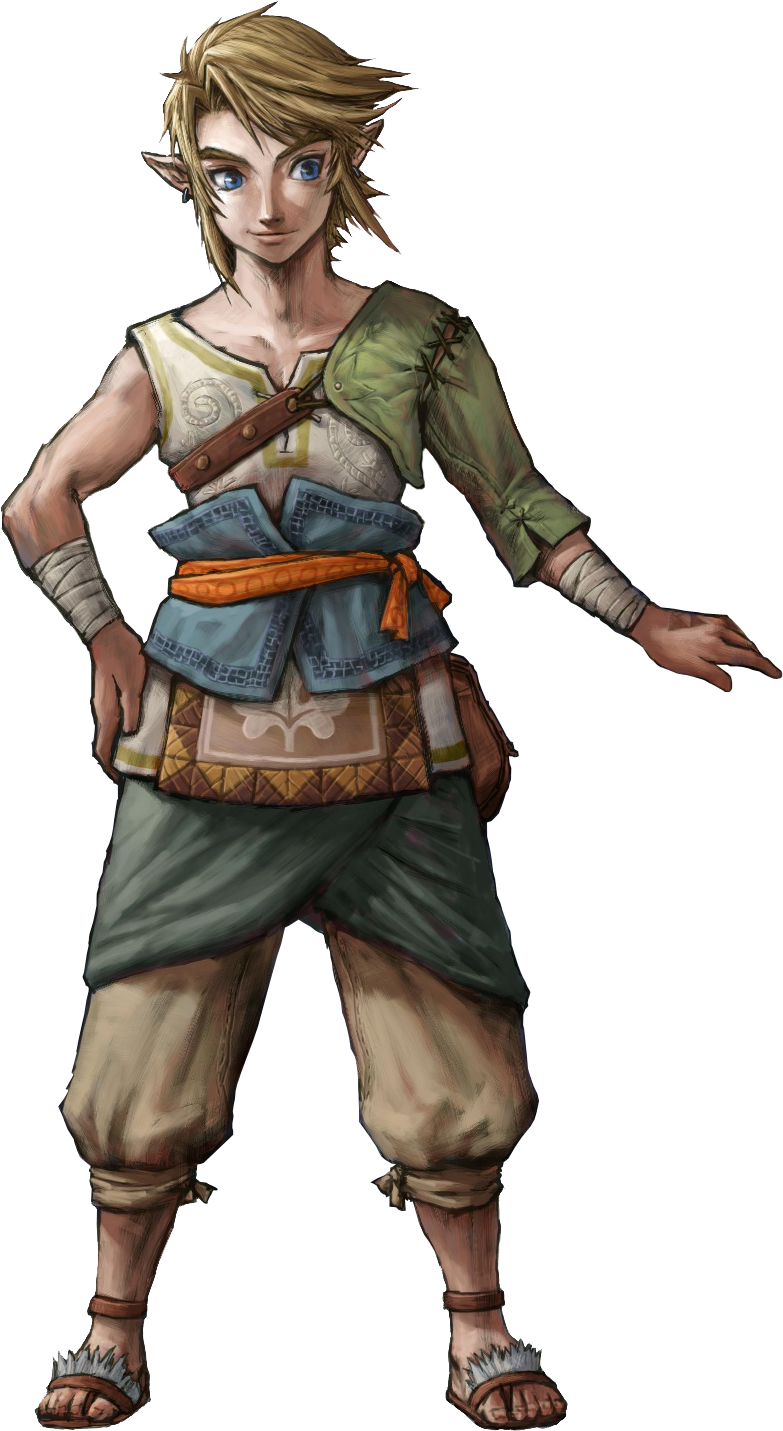 Link Twilight Princess Ordon (783x1431), Png Download
