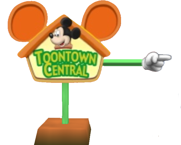 Toontown Sign - Toontown Central (639x534), Png Download