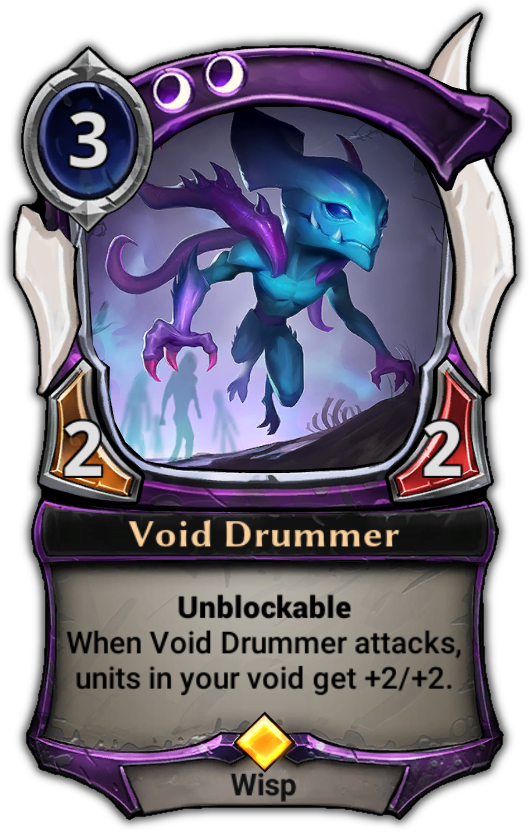 Void Drummer - Eternal Card Game Jekk (529x832), Png Download