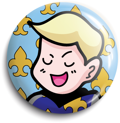 Blue Knight Pin - Thumbnail (400x400), Png Download