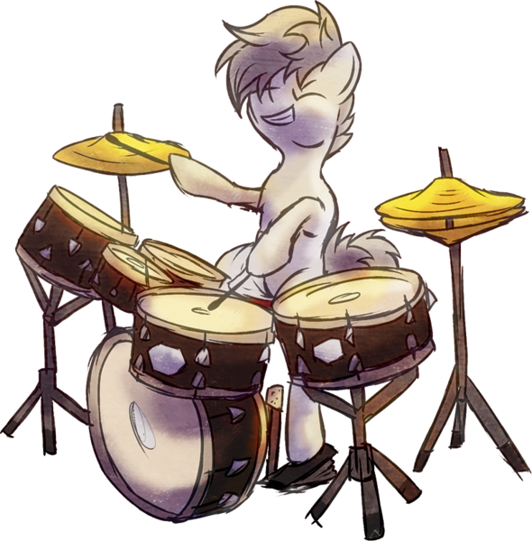 Amura Of Jupiter, Drum Kit, Drums, Oc, Oc Only, Safe, - Cartoon (590x600), Png Download