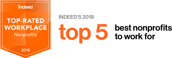 Indeed Top 5 Best Nonprofits To Work For Graphic - 1 Year (600x200), Png Download