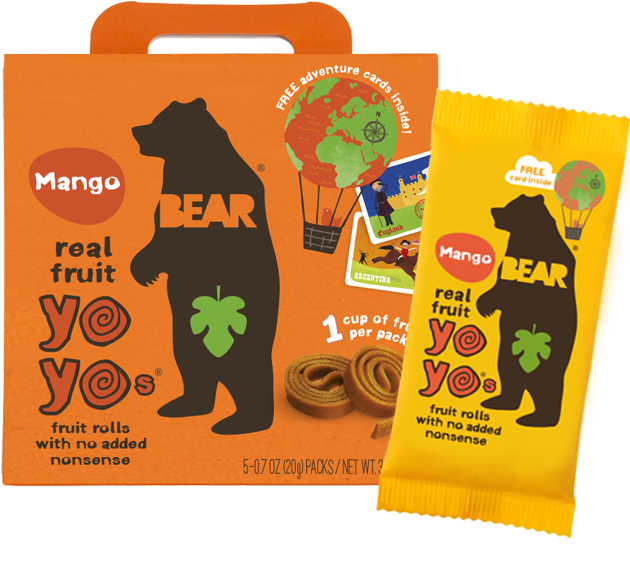 What Are Yoyos - Bear Yo Yos, Real Fruit, Strawberry - 5 Pack, 0.7 Oz (669x697), Png Download