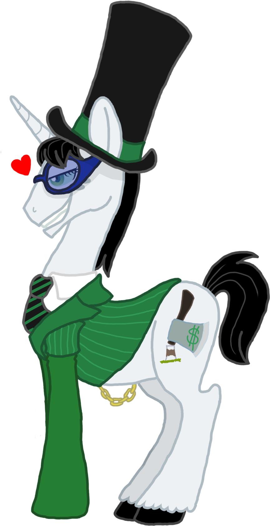 Greed Ler Pony By Hellwolfdemon-d4yla62 - Greed Ler (900x1727), Png Download