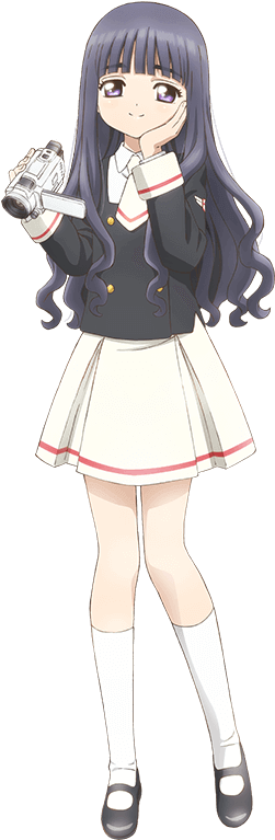 Junko Iwao As Tomoyo Daidōji Ts Chara Item 3 L - Sakura Card Captor Clear Card Tomoyo (592x768), Png Download