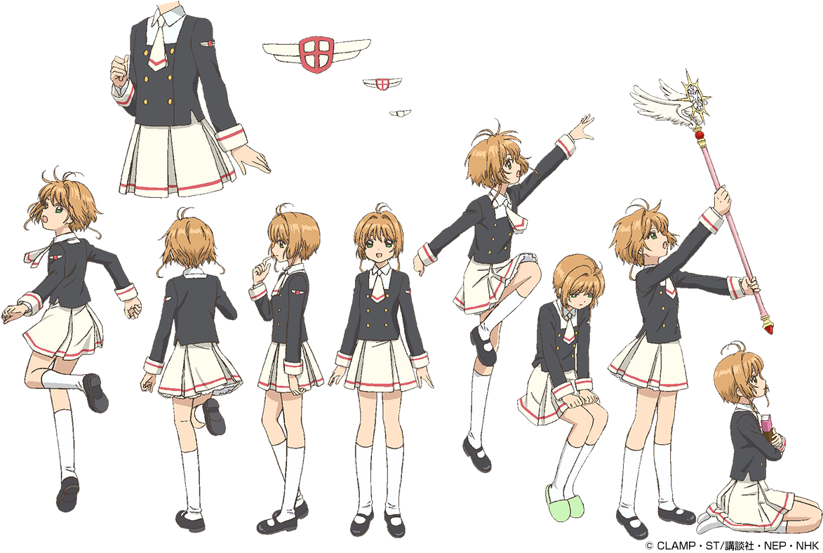 [ Img] Cardcaptor Sakura - Cardcaptor Sakura Clear Card Uniform Cosplay (1200x804), Png Download