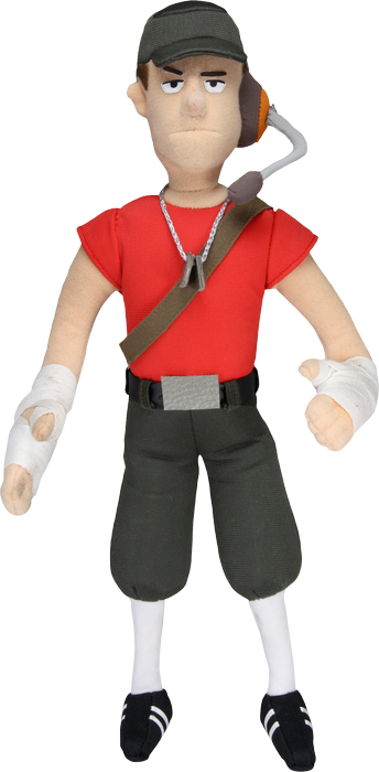 Team Fortress - Team Fortress 2 Plush Scout (344x700), Png Download