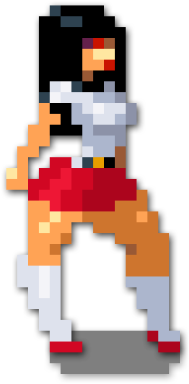 Kyoshi Pixel Character - Pixel Characters Png (590x590), Png Download