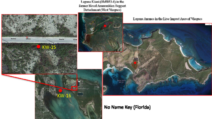 Potentially Uxo Impacted Lagoons On Vieques Island, - Vieques (850x484), Png Download