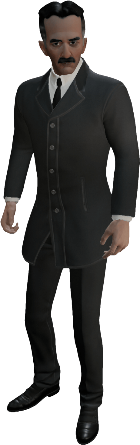 Oliver Swan Was The Only Applicant - Zed Black Suit Men (734x1578), Png Download