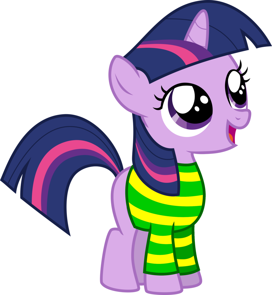 Asriel Dreemurr, Clothes, Edit, Female, Filly, Safe, - My Little Pony Young Twilight Sparkle (945x1024), Png Download