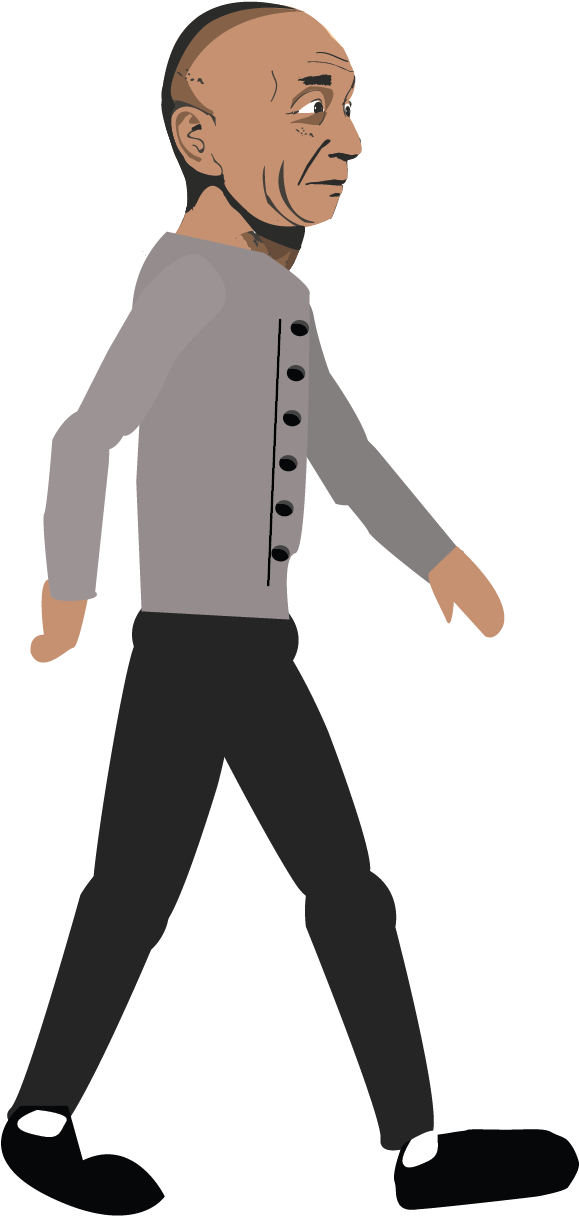 Breaching Pyongyang 2d Unity Game - Walking (708x1333), Png Download