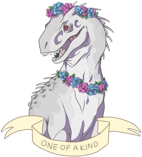 Probably The Last Dino I'll Draw Indominus Rex Is A - Jurassic World Indominus Rex One Of A Kind (500x578), Png Download