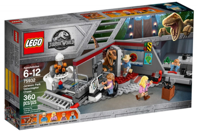 Lego Jurassic World Jurassic Park Velociraptor Chase - Jurassic Park Velociraptor Chase (400x400), Png Download