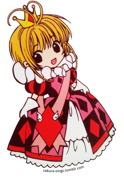 Sakura In Wonderland Stickers - Sakura Card Captor Clear Card In The Wonderland (500x668), Png Download