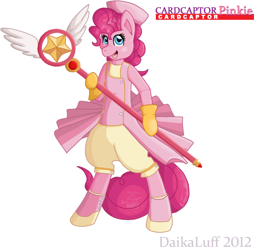 Daikaluff, Cardcaptor Sakura, Crossover, Pinkie Pie, - Cardcaptor Sakura (900x900), Png Download
