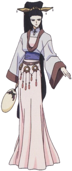 Card Captor Sakura Syaoran's Mother Pose - Yelan Li (252x581), Png Download