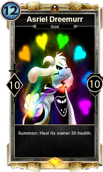 Asriel Dreemurr - Odahviing Elder Scrolls Legends (360x580), Png Download