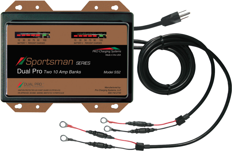 12v Lithium Ion Battery Charger Dp-ss2 - Charging Systems Ss2 Sportsman Series Battery Charger (800x552), Png Download