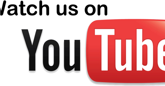 Youtube Logo - Watch Us On You Tube (672x372), Png Download