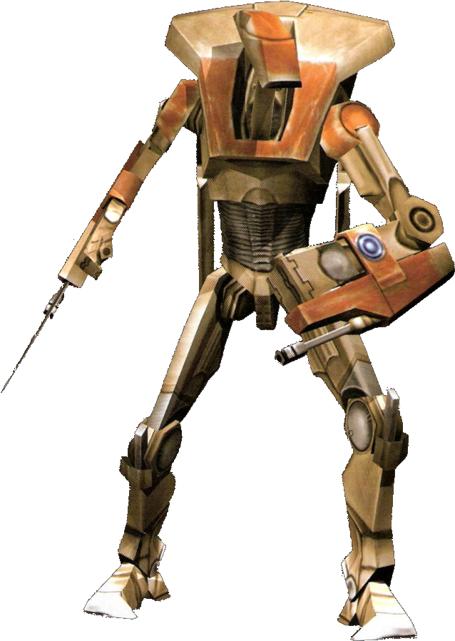 B1-a Air Battle Droid - Battle Droid (665x918), Png Download