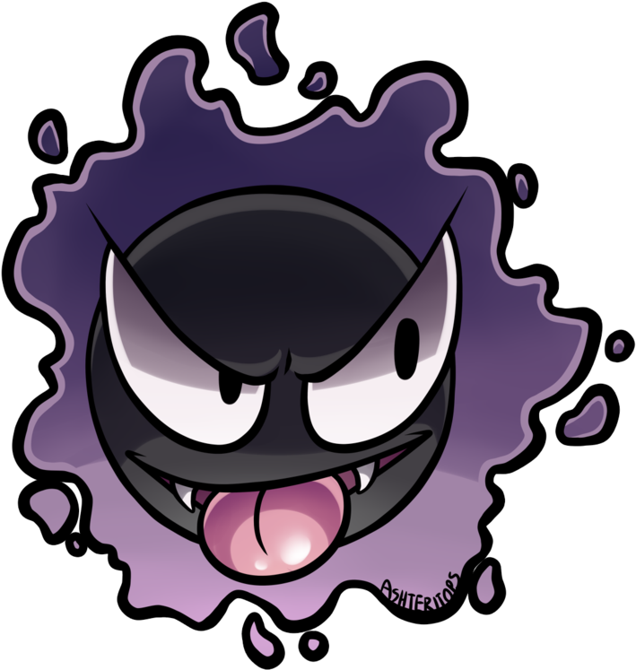 Related Wallpapers - Gastly (800x832), Png Download