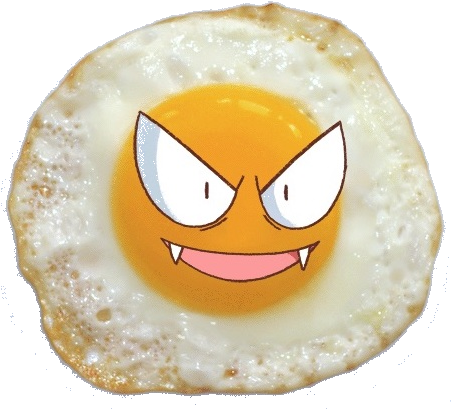 Pokemon Png Ghastly Transparent - Sunny Side Up Gif (453x418), Png Download