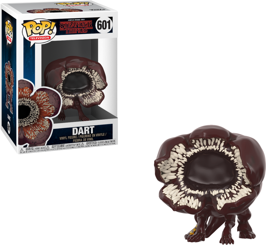 Stranger Things Dart Demodog Pop Vinyl Figure - Dart Stranger Things Pop (1024x1024), Png Download