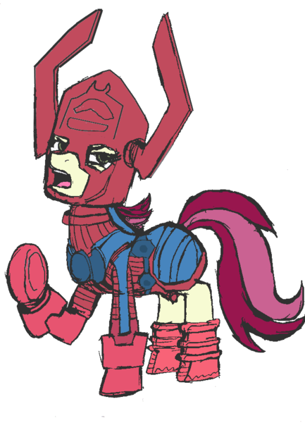 Schmoe-joe, Clothes, Costume, Galactus, Roseluck, Safe, - Cartoon (433x600), Png Download