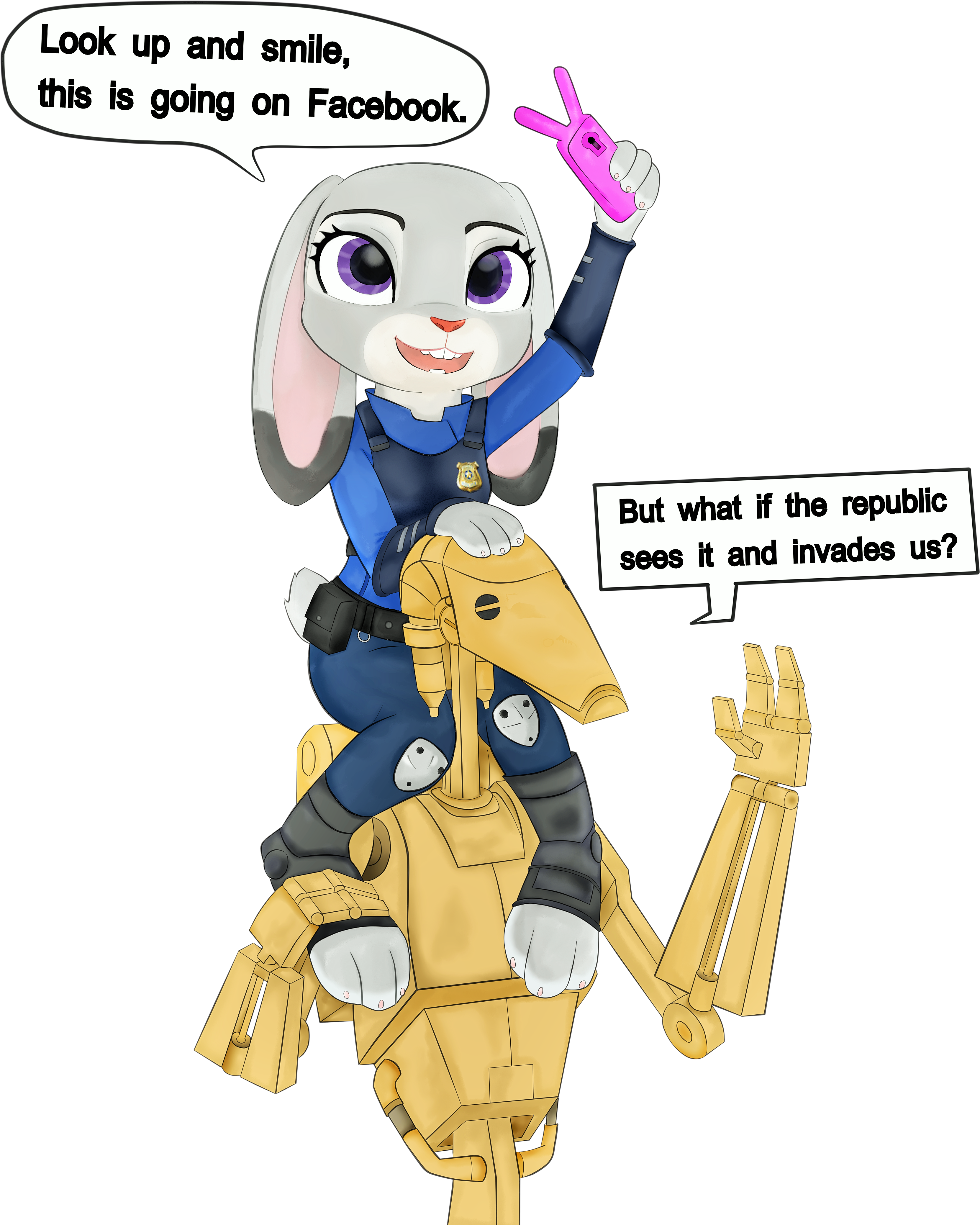 Those B1 Battle Droids Look Completely Different (3774x4218), Png Download