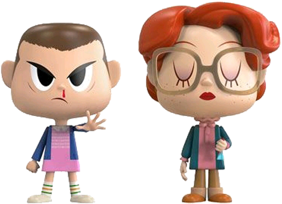 Eleven & Barb Vynl - Eleven From Stranger Things Pop (600x600), Png Download