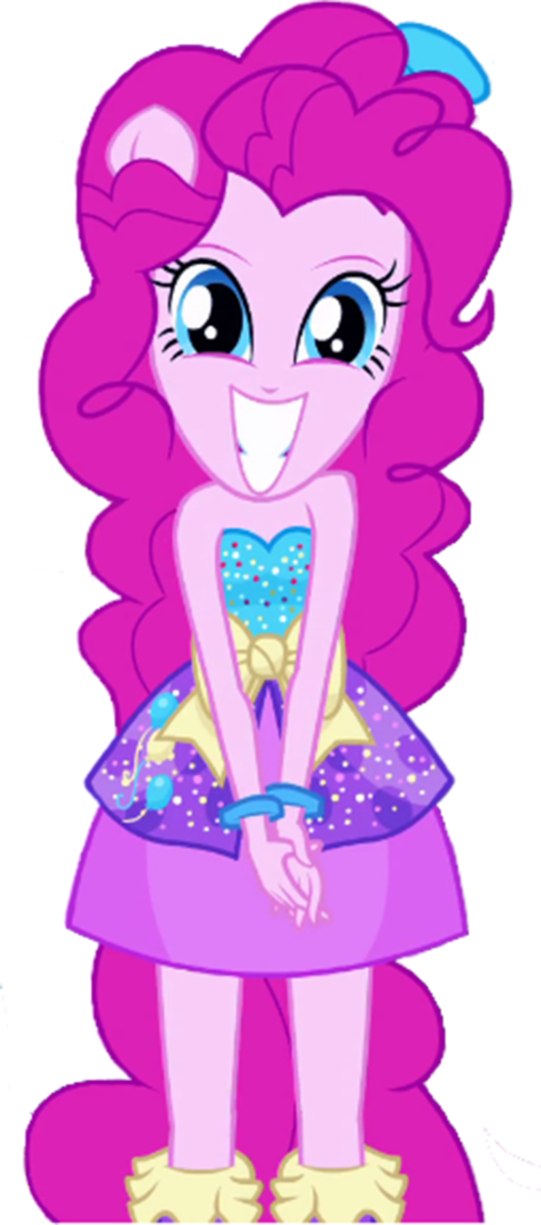 Mlp Equestria Girls Pinkie Pie Vector By Ytpinkiepie2-d83dny5 - My Little Pony Girls Pinkie Pie (594x1345), Png Download