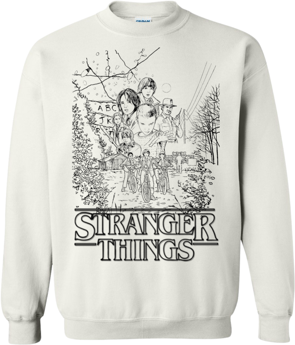 Stranger Things Shirt, Hoodie, Tank - Stranger Things - 7" Series 01 Action Figure Assortment (1155x1155), Png Download
