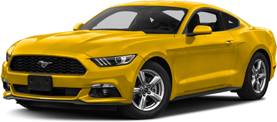 Ford Mustang - 2017 Mustang Ecoboost (1000x469), Png Download