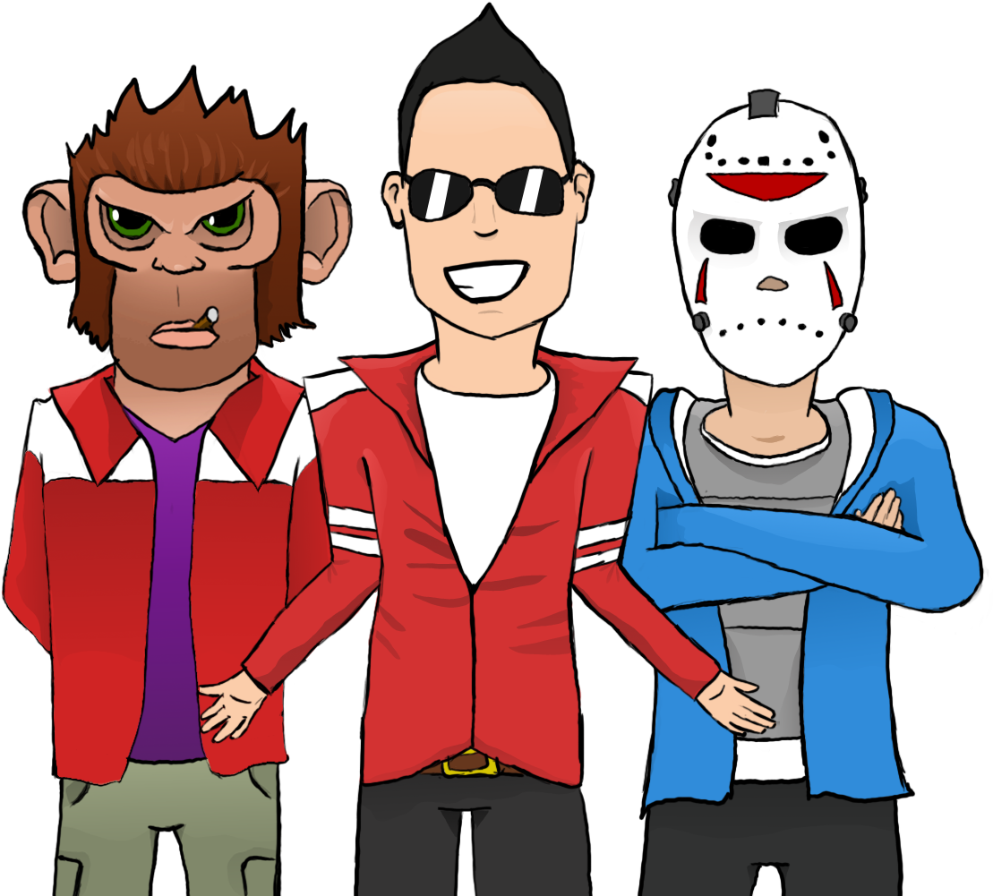 <3 @h2odelirious @vanossgaming @luicalibre Http - H20 Delirious Vanossgaming Lui Calibre In One (600x337), Png Download